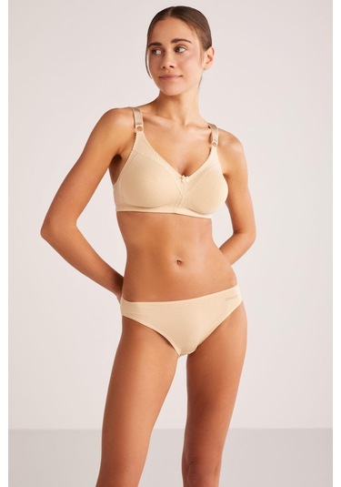 Kom Carol Siyah Toparlayıcı Pamuklu Sütyen 001