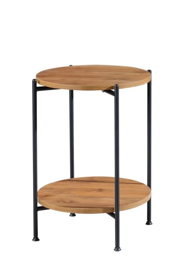 Çift Katlı Sehpa Yuvarlak