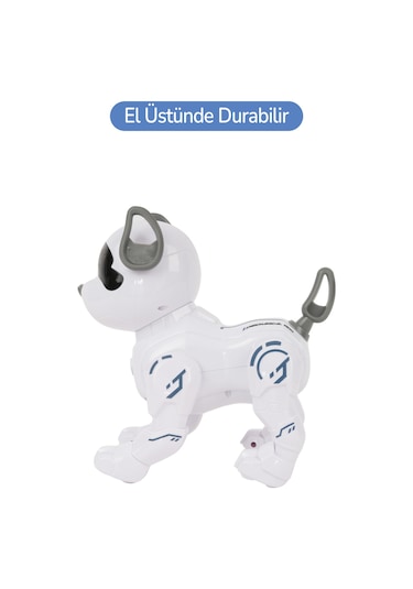 Oyuncak Şarjlı Işıklı Ve Sesli Akıllı Robot Köpek Çok Renkli