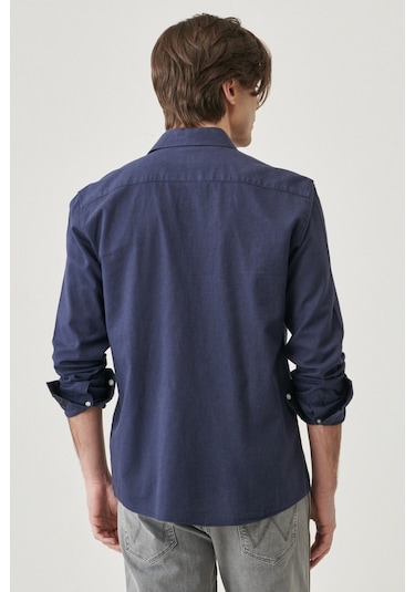 Wrangler Erkek Gömlek W221085410 Lacivert