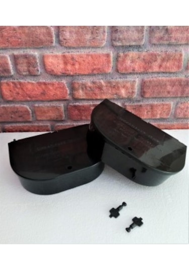 Fare İstasyonu 3  Adet Fare Kabı Fare Yem Kabı Fare Zehir Kabı