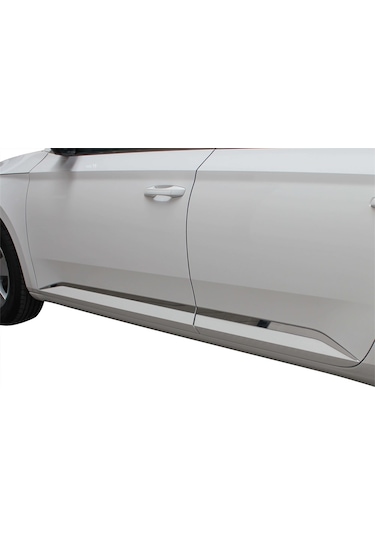 Skoda Super B8 Yan Kapı Çıtası 4 Prç. Krom 2015 ve Sonrası