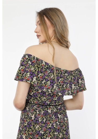 Alexandergardı Volanlı Crop Top (B21-3100)