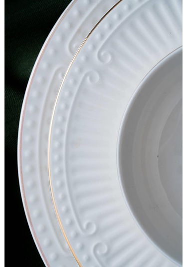 Doralie Gold 6 Kişilik 29 Parça Yemek Takımı Beyaz