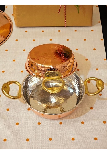 Modabakır Bakır Tava 14-16 Cm Bakır