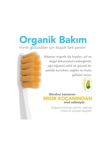 Babyton Bio Papağan Çocuk Diş Fırçası