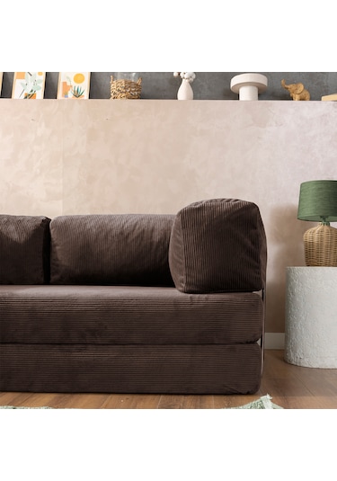 Argimo Godila Çok Amaçlı Sofa Çift Kişilik Yatak Koltuk Kahve