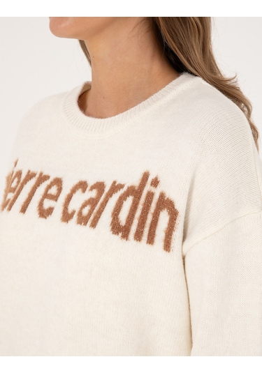 Pierre Cardin Kadın Ekru Kazak /triko 50310904-vr019 Ekru