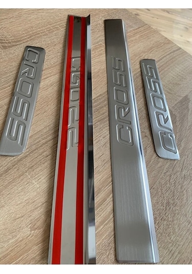 Egea Cross Uyumlu Mat Krom Kapı Eşiği 2016 Ve Sonrası Paslanmaz Ç