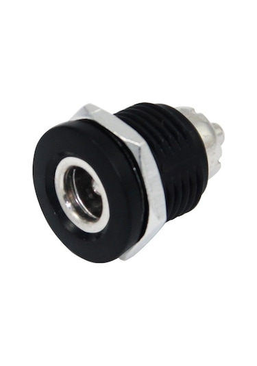 IC-258C Jak DC 2.1mm İçi Metal Ø12mm
