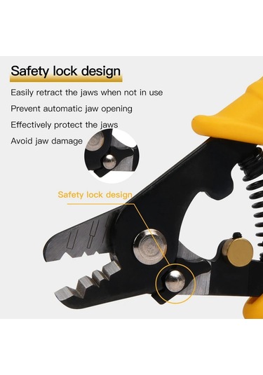 Sones Komshine Fıs Üç Portlu Optik Tel Soyma Açıklığı Hassas Güvenlik Kilidi Tasarımı Ft11301t