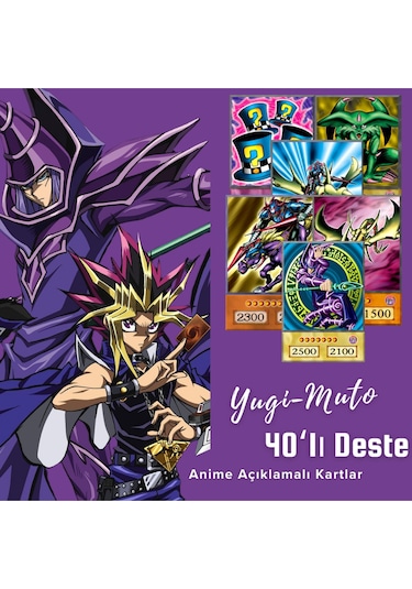 Yu-gi-oh Yugi Muto 40'lı Anime Deste