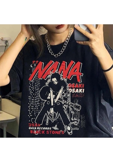 Tarzsokak Black Stones - Nana Osaki Guitar Siyah Unisex Siyah