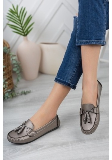 Khayt Tassel Casual Günlük Kadın Babet Ayakkabı