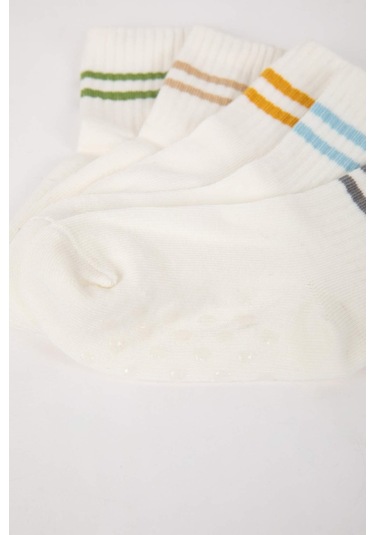 DeFacto Erkek Bebek Dikişsiz 5'li Pamuklu Uzun Çorap - C9113A5NSWT16