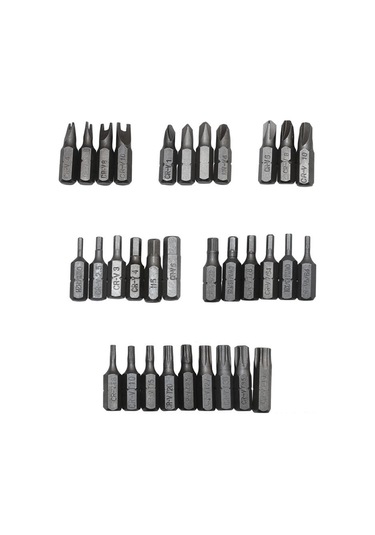 Springsun 33 Parça Elektrikli Somun İmaci Ucu Seti, Manyetik Uzun Bağlantı Çubuğu, 6.35mm 1/4" Uç Çapı, Elektrikli/el/pnömatik Somun İmaclarına Uygun