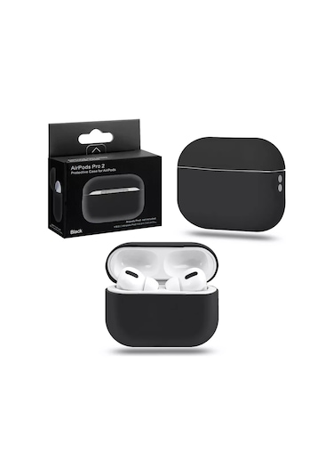 Proaks Airpods Uyumlu Pro 2 İçin Silikon Kılıf 216364801 Siyah