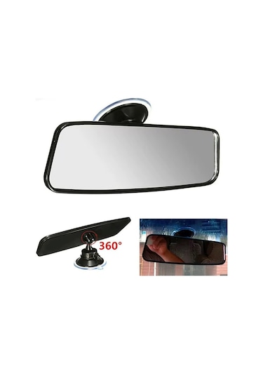 Vantuzlu Universal Dikiz Aynası 5.5cmx20cm 55mmx200mm