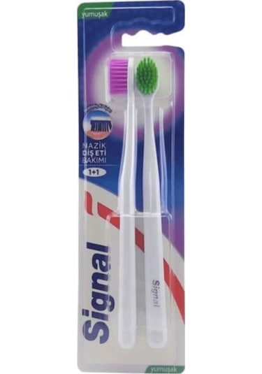 Signal Nazik Diş Eti Bakımı 1+1 Diş Fırçası Soft