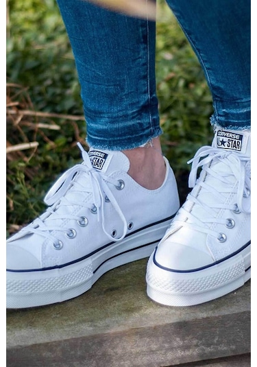 Converse Chuck Taylor All Star Platform Kadın Ayakkabı Beyaz