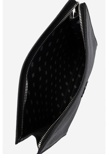 Valmenti Unisex Hakiki Deri Siyah Floter El Çantası 1012 2012 Canta Y25 Sıyah Fltr Siyah