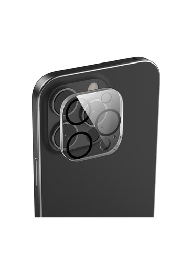 İphone Uyumlu 16 Pro Max Raptic Glass Serisi Kamera Lens Koruyucu Şeffaf