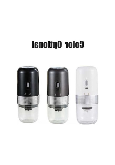 Ulzyvf Taşınabilir Usb Şarjlı Kahve Değirmeni - 200ml, 13w, Seyahat & Ofis İçin Siyah Siyah
