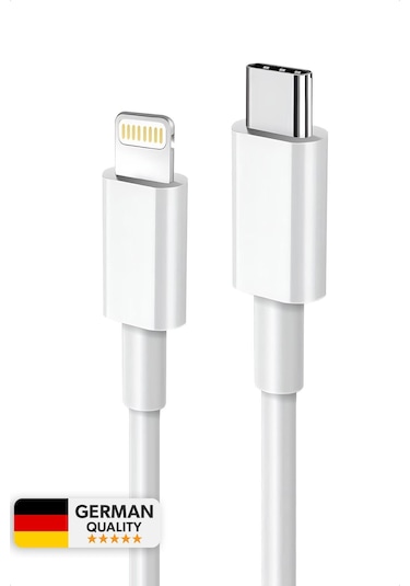 Abatech Lightning To Usb Type C 20w Hızlı Şarj Apple Uyumlu iPhone Data Kablosu Beyaz