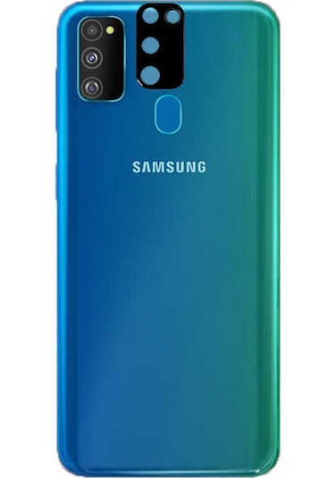 Galaxy M30S Zore 3D Kamera Camı Siyah