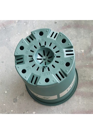 3 Galon Saksılar Bitki Fidanlık Saksıları Plastik Saksılar Tepsili Yaratıcı Galon Saksılar, Boyut: 26.5 24.5 24.5cm