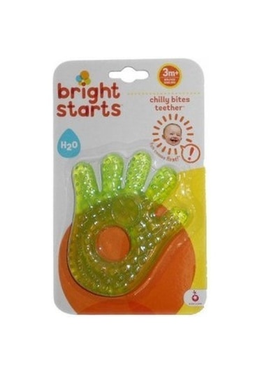 Bright Starts El Şeklinde Sulu Dişlik - Yeşil