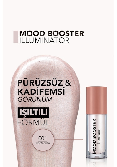 Flormar Likit Aydınlatıcı (Ay Işığı) - Mood Booster Liquid Illuminator - 001 Moon Glow - 8682536043670