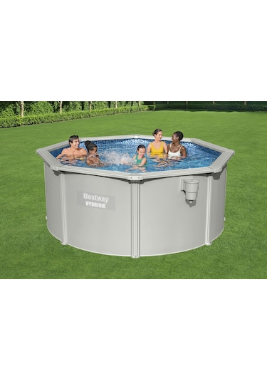 Bestway 56566 Hydrium Çelik Duvarlı Prefabrik Yer Üstü Havuz Seti 3,05m X 1,22 M