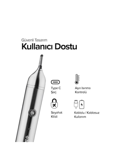 Bester Gk6220 3'ü 1 Arada Erkek Bakım Kiti