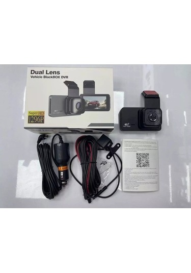 Gajeena Araç İçin 4 İnç Full Hd İki Kameralı Sürücü Kaydedici Geri Vites Görüntüsü Fonksiyonu