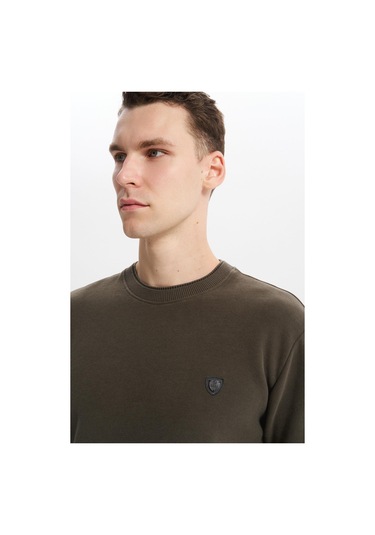 Arma Erkek Regular Fit Örme Selanik Sweatshirt %65 Pamuk %35 Polyester, Karbon Fırçalı, Basic Bisiklet Yaka K30124699002 Haki Arma Erkek Regular Fit Örme Selanik Sweatshirt %65 Pamuk %35 Polyester, Karbon Fırçalı, Basic Bisiklet Yaka K30124699002 Haki