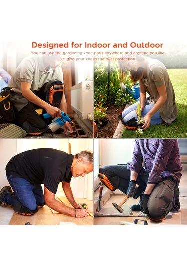 Zemin Çalışmaları İçin 1 Çift Diz Pedleri, İnşaat Dizlikleri, Çok Renkli