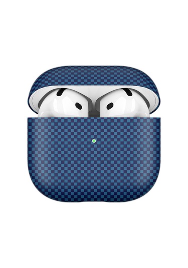 Airpods 4. Nesil Uyumlu Kılıf 600d Karbon Fiber Yapılı Kulaklık Kılıfı 43 Renksiz