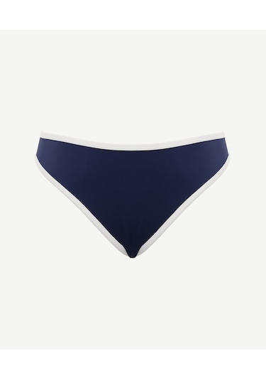 Yargıcı Kontrast Detaylı Bikini Alt 25ykbw1012b 004 Lacivert