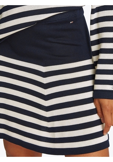 Tommy Hilfiger Lyocell Sılk Flare Mını Skırt Çok Renkli