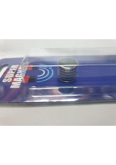 Mıknatıs 13mm 2mm Disk Şeklinde 6 Adet