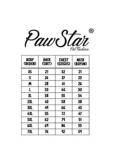 Pawstar Sarasota Kedi Ve Küçük Irk Köpek Gömleği