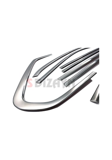 S-Dizayn Vw Tiguan Krom Cam Çerçevesi 10 Prç. 2016 Üzeri