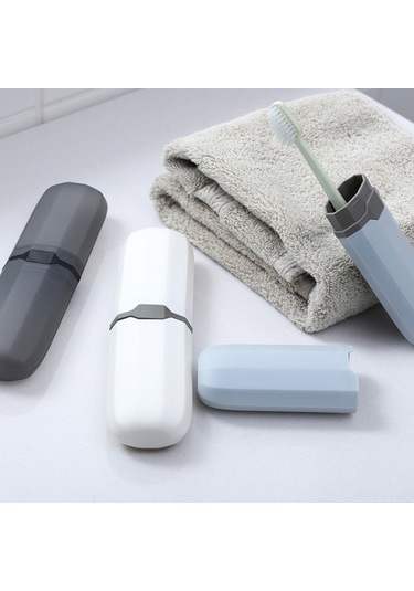 Sones Açık Hava Seyahat Taşınabilir Diş Macunu Diş Fırçası Ev Depolama Bardak Kutusu Kasa Beyaz Diğer