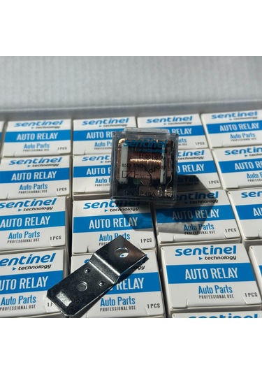 Sentinel Mini Röle Şeffaf 12v 40a 5p 87a Ledli 25 Adet