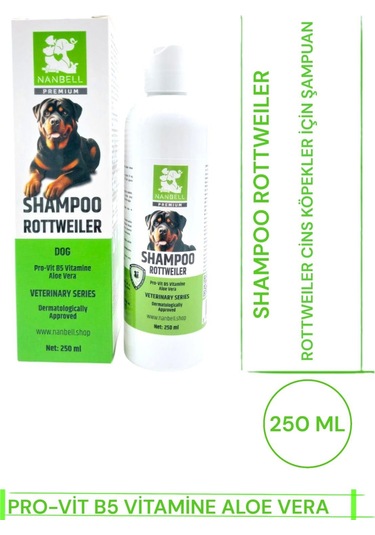 Nanbell Rottweiler Cinsi Köpekler İçin Şampuan 250 ML