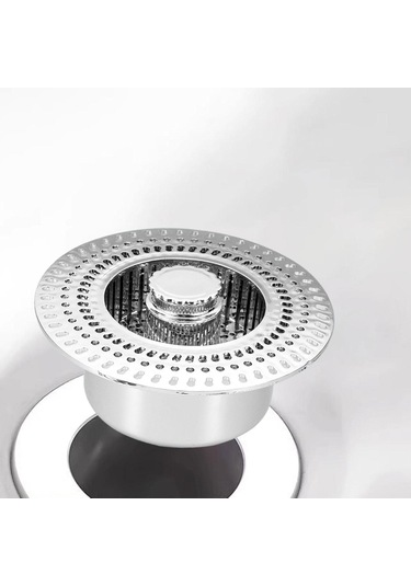 Suntek Lavabo Basın Çekirdek Tahliye Kolaylık Etkili Yedek Gümüş