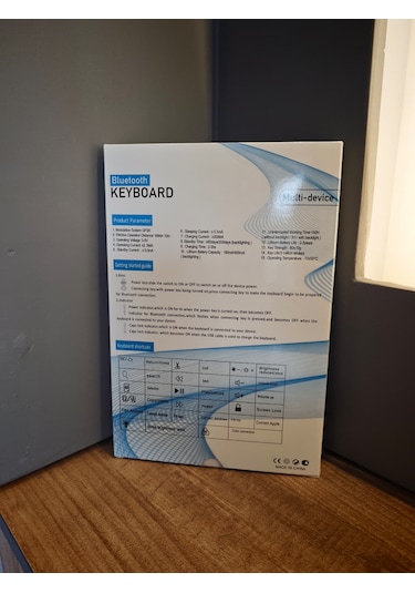 Yılıma Şarj Edilebilir Bluetoothlu Klavye