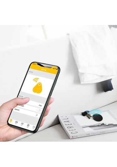 Skycity Mavi Dairesel Bluetooth 5.0 Kayıp Engelleme Cihazı - İki Yönlü Alarm, Akıllı Konum Tespiti, Anahtar/evcil Hayvan İzleme