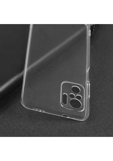 Xiaomi Redmi Note 10S Kilif Ince Esnek Seffaf Süper Silikon 562137488